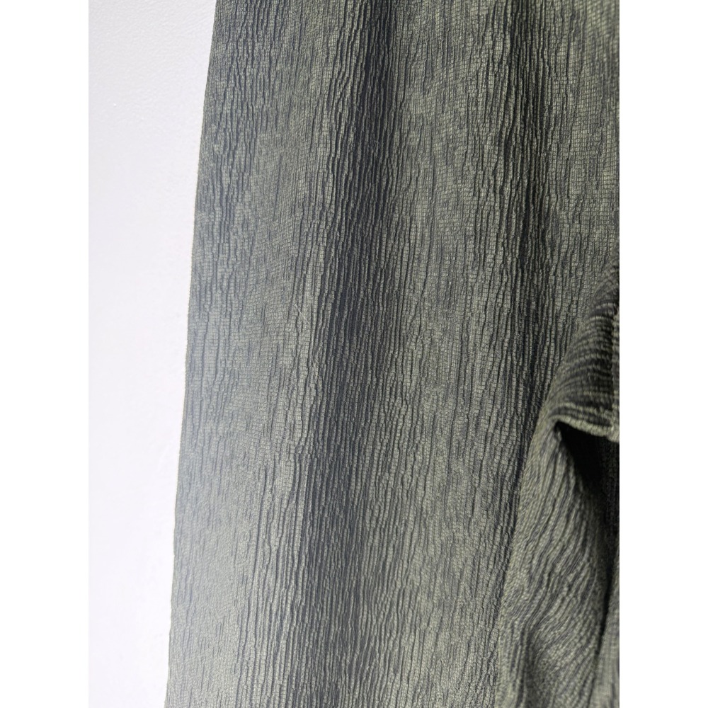 Eileen Fisher green Crinkle Textured Tunic Top and Wide Leg Pant set xs/s - Picture 7 of 9